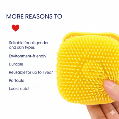 Jiyu Body Shower Scrubber with Dispenser